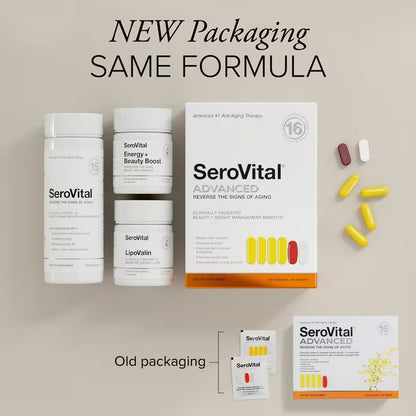 SeroVital Advanced Anti-Aging Supplement – Youth & Energy Support Formula