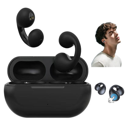 Open-Ear Clip Wireless Earbuds – Comfortable Bluetooth Ear Cuff Headphones