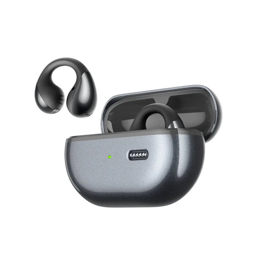 Open-Ear Clip Wireless Earbuds – Comfortable Bluetooth Ear Cuff Headphones